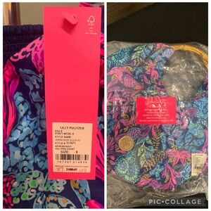 Lilly Pulitzer Morena Romper and matching purse